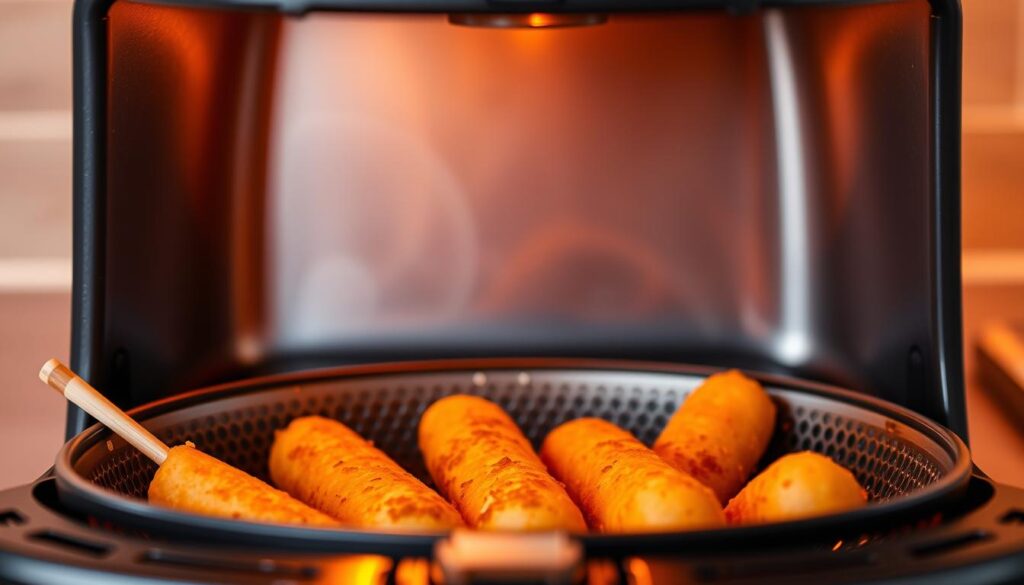 Crispy Air Fryer Corn Dogs Cooking Techniques