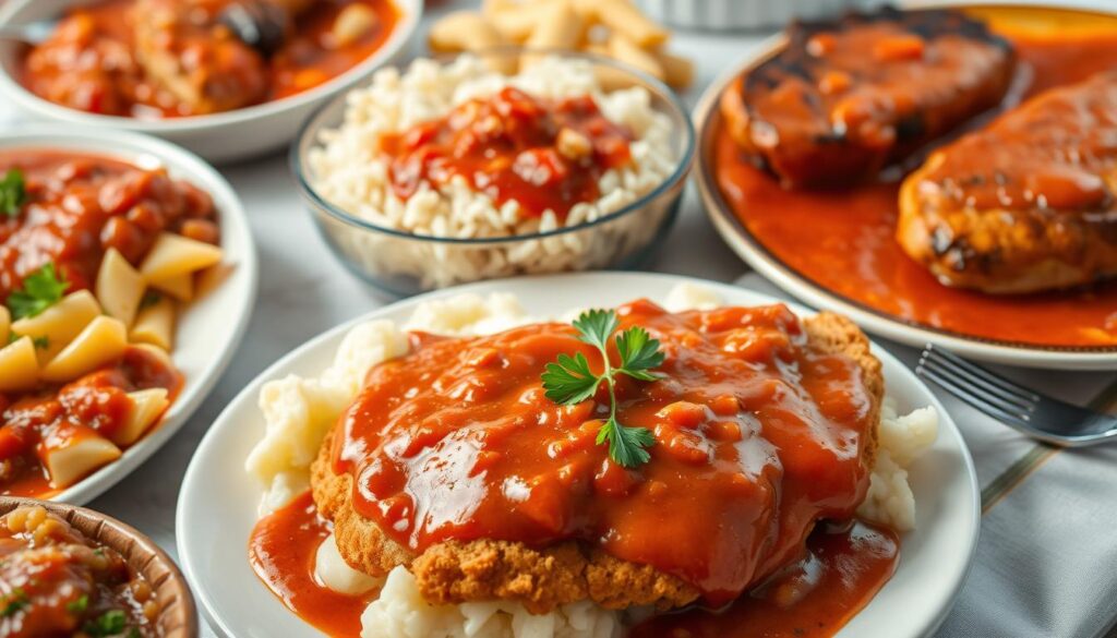 Tomato Gravy Dinner Dishes